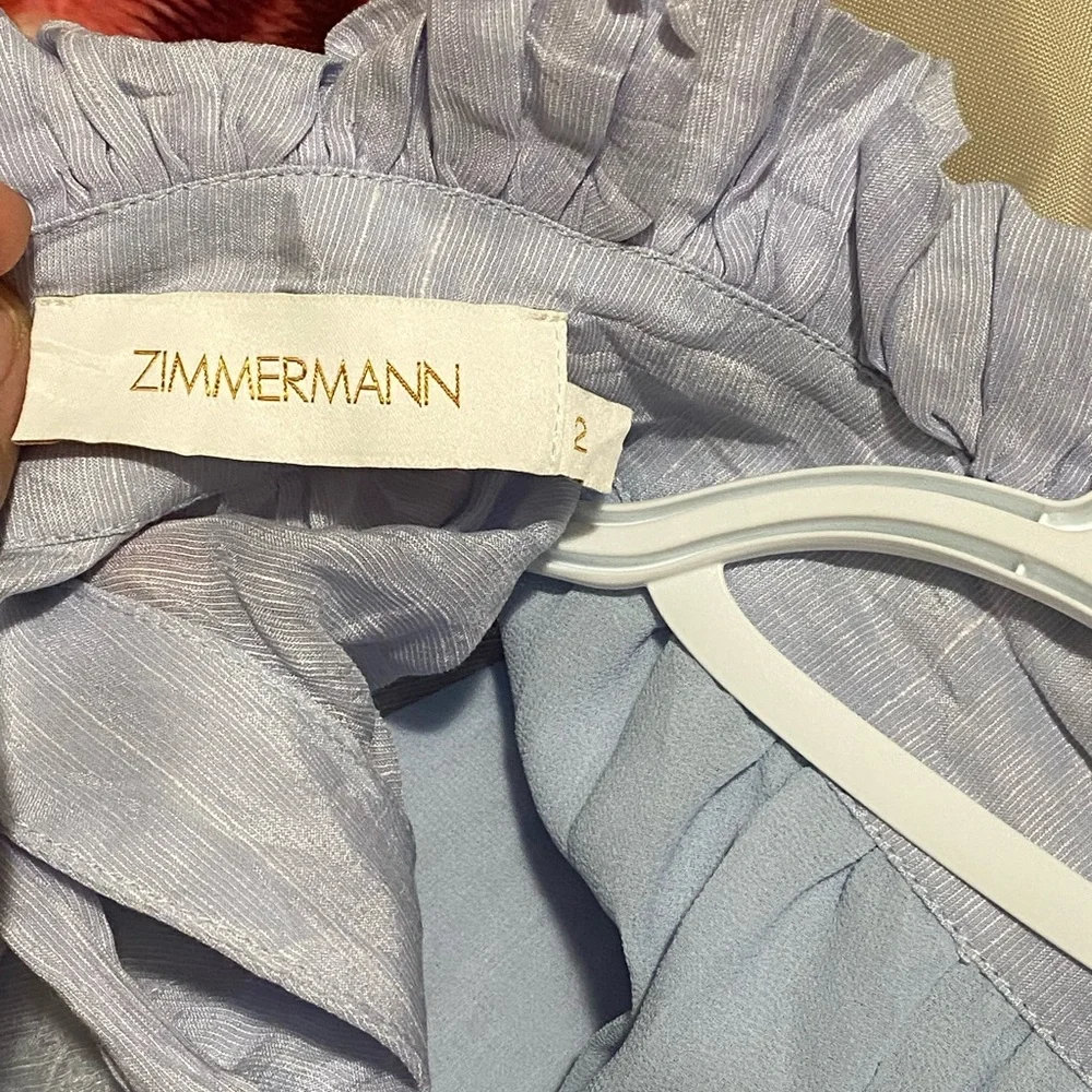 Zimmermann Lavender Mini Dress - Picture 5 of 5